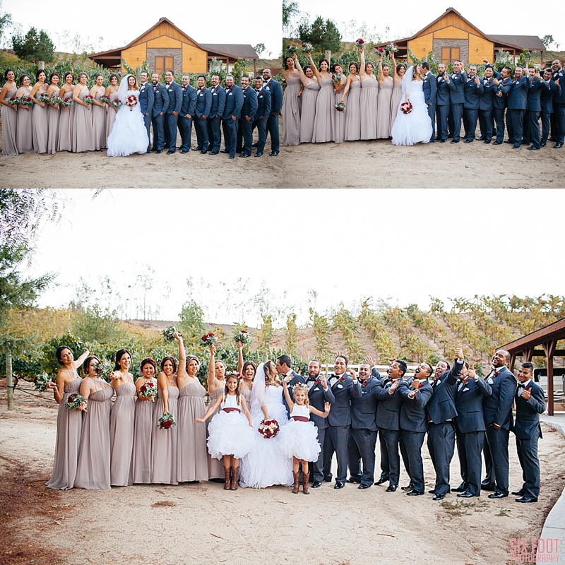 longshadown ranch winery wedding photo