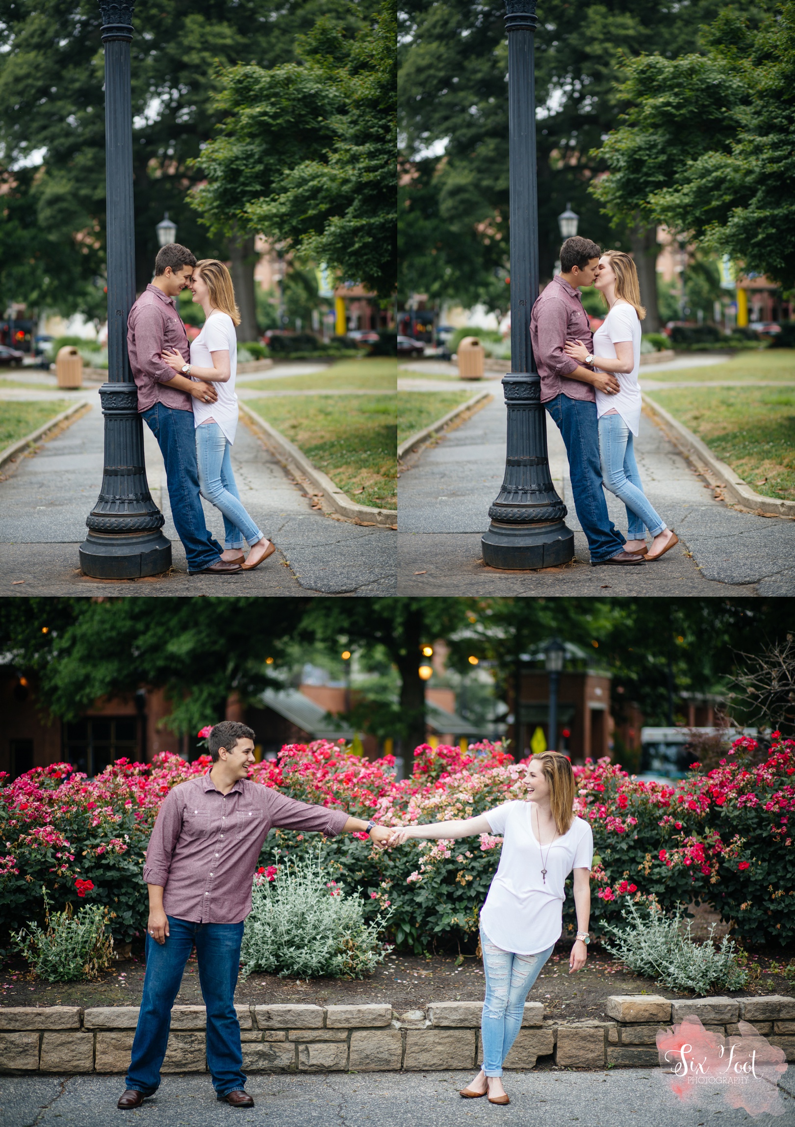 downtown engagement raleigh photographer