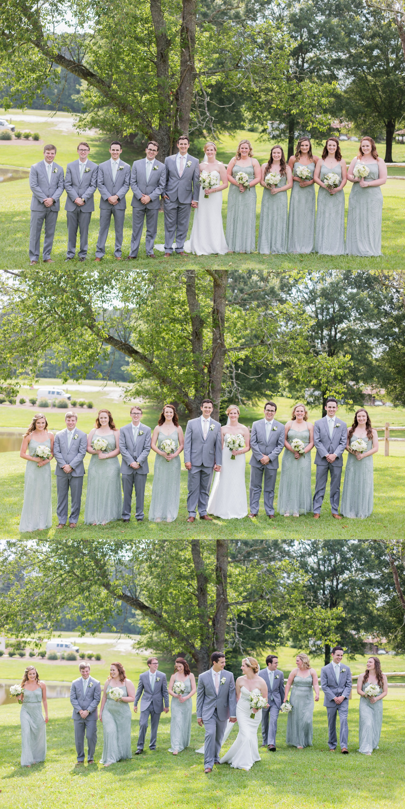 the oaks at salem wedding reception photo