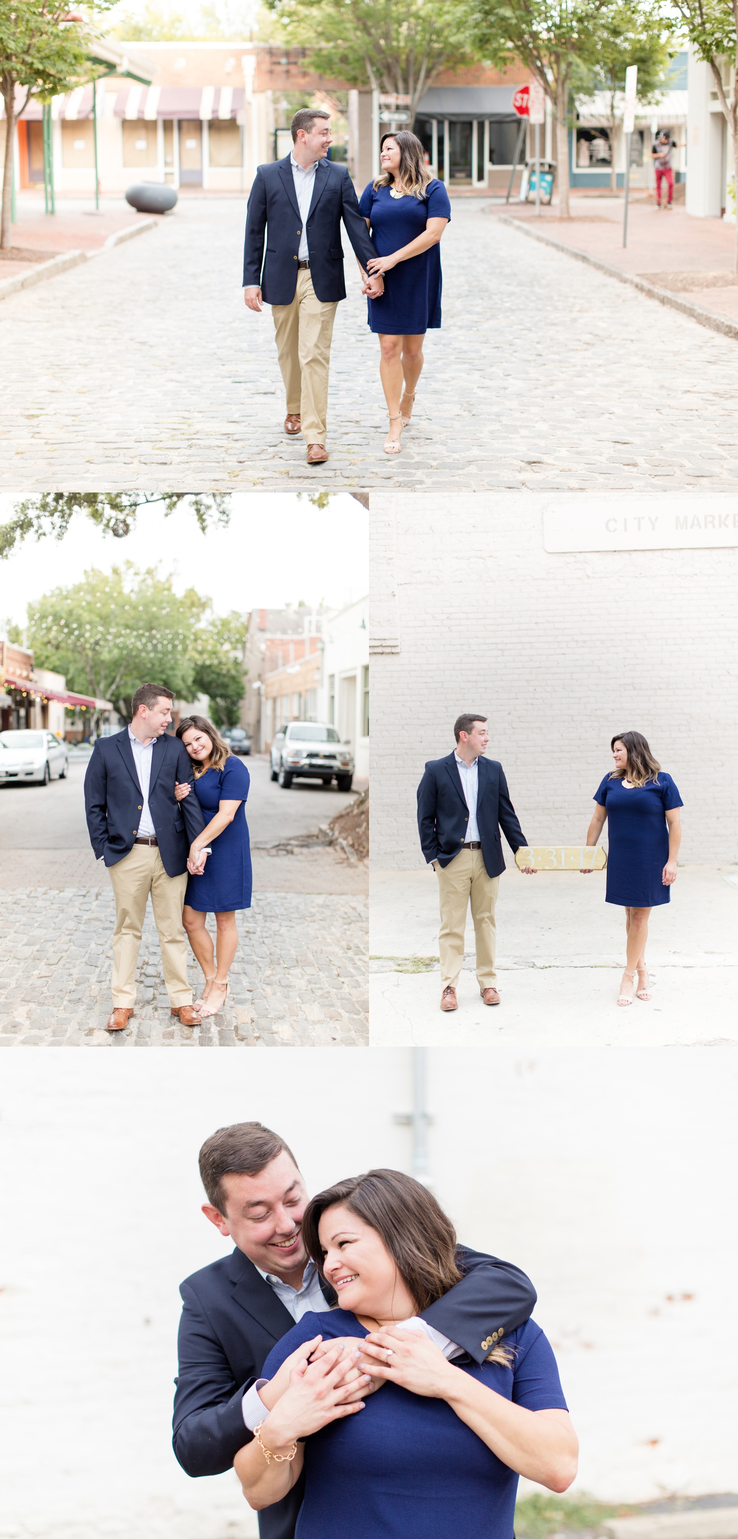 downtown raleigh engagement photographer