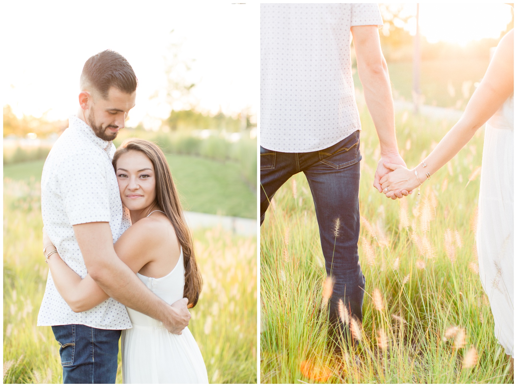 spring and summer engagement session
