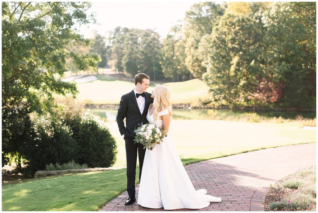 bride and groom portraits at Trump National Golf Club